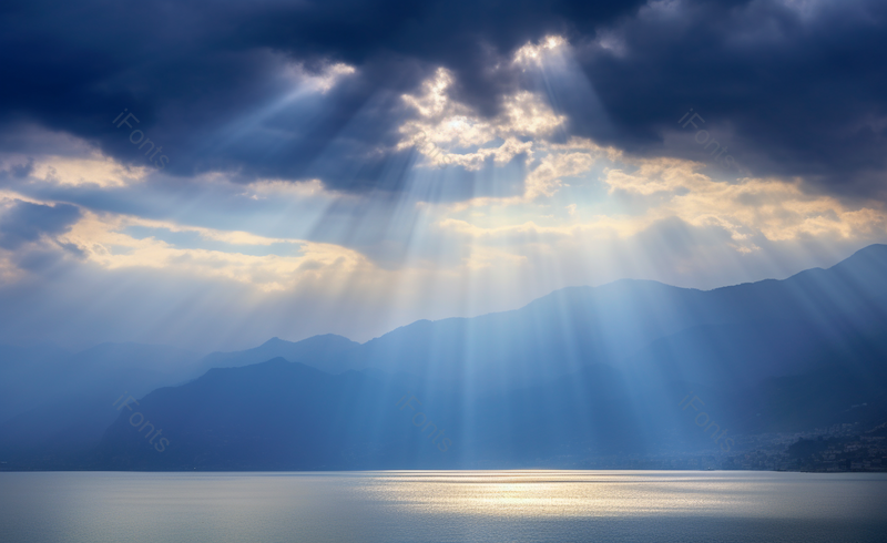 太阳光照耀在大海上霞光云彩风景摄影图,高清,摄影图,摄影图片,图片大全,摄影图免费下载